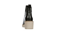 Dolce Vita Rielle Black Pull On Fashion Block Heel Rounded Toe Ankle Boots