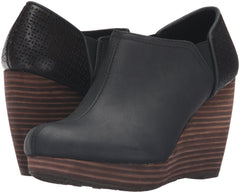 Dr. Scholl's Shoes Harlow Black Fashion Pull On Rounded Toe Ankle Booties