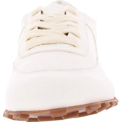 Sam Edelman Dixie White Rounded Toe Lace Up Low Top Leather Athletic Sneakers
