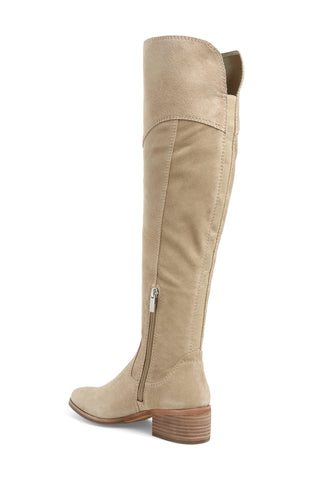 Vince Camuto Kreesell Taupe Suede Classic Over The Knee Riding Boot (6, TAUPE NOTCH)