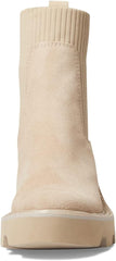 Dolce Vita Hoven H2O Dune Suede Pull On Rounded Toe Chunky Platform Ankle Boots