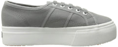 Superga Unisex Low-Top Platform Lace Up Tennis Shoes Sneakers Sage Grey