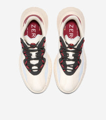 Cole Haan Generation Zerogrand II SQL Ivory/Syrah/Heather Lace Up Sneakers