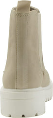 Soda Pilot Sand Nbpu Pull On Round Toe Chunky Platform Wide Ankle Chelsea Boots