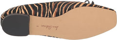 Sam Edelman Meadow Tan Multi Slip On Squared Toe Bow Detailed Ballet Flats