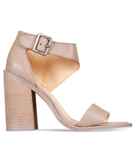 Kelsi Dagger Mayfair Portobello Taupe Block Heel Open Toe Heeled Dress Sandals