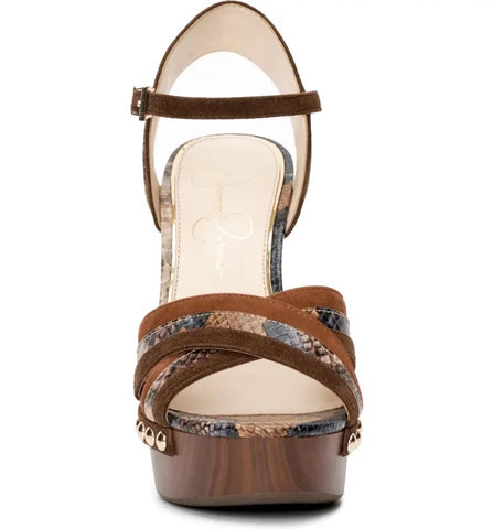 Jessica Simpson Tellira Mediterranean Stylish Wedge Platform Round Toe Sandal