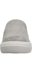 Steve Madden Gills Grey Suede Rounded Toe Slip On Suede Low Top Sneakers