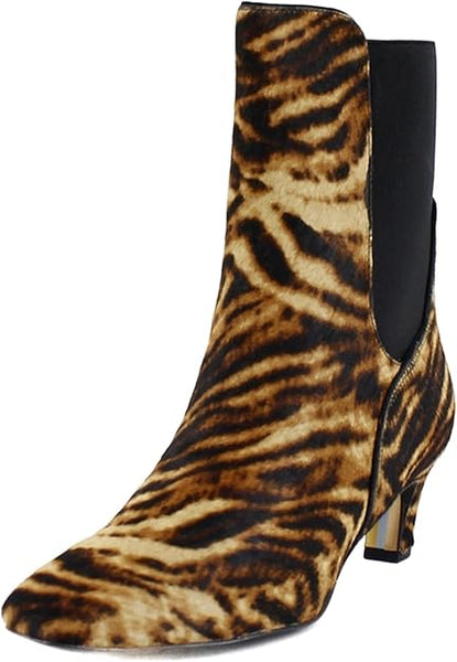 Sam Edelman Margo Cabernet Red Pull On Pointed Toe Kitten Heeled Ankle Booties