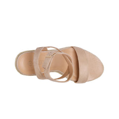 DREAM PAIRS Open Toe Platform Sandals Buckle Ankle Strap Stylish Wedges Sandals 8.5
