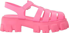 Steve Madden Echo Hot Pink Ankle Strap Chunky Platform Fisherman Sandals