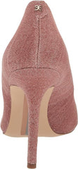 Sam Edelman Hazel Terracotta Rose Stiletto Heeled Pointed Toe Slip On Pumps