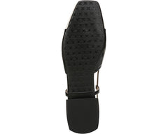 Sam Edelman Kara2 Black Squared Toe Slingback Fashion Flats Sandals Loafers
