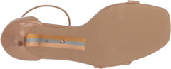 Sam Edelman Peonie Beige Blush Ankle Strap Open Toe Strappy Kitten Heel Sandals