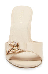 Cecelia New York Donna Wedge Sandals Slip On Open Toe Wrapped Heel Open Toe Mule