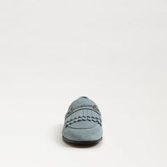 Sam Edelman Lacy Coastal Blue Fashion Slip On Rounded Toe Dress Loafers