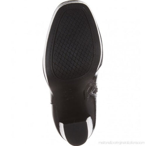 Jessica Simpson Sebille Black Patent Sky High Platform Fashion Ankle Booties