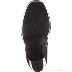 Jessica Simpson Sebille Black Patent Sky High Platform Fashion Ankle Booties