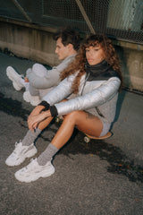 Steve Madden Possession Blush Lace Up Boyfriend Chunky Platform Sneakers
