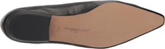 Sam Edelman Janina Black Leather Slip On Pointed Toe Buckle Detailed Flats Shoes