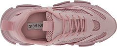 Steve Madden Possession Dusty Pink Lace Up Boyfriend Chunky Platform Sneakers