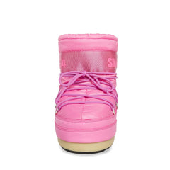 Steve Madden Mav Pink Fashion Pull On Fur Platform Ankle Weatherproof Snow Boots