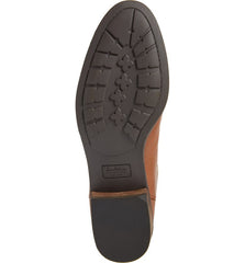 Sam Edelman Penny Whiskey Knee-High Leather Rounded Toe Western Cowboy Boot