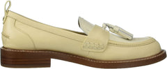 Sam Edelman Caylia Eggshell/Modern Ivory Almond Toe Stacked Heel Slip On Loafers