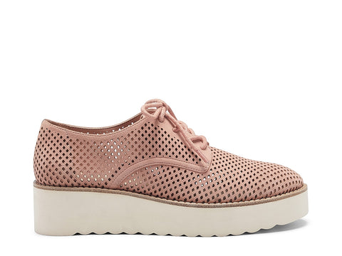Vince Camuto Nillindie Poise Pink Blush Lace Up Sneaker Platform Oxford Loafers