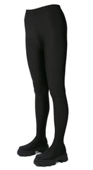 Cape Robbin Devons Pants Chunky Lug Sole Rounded Toe Pull On Stretch Legging Boots