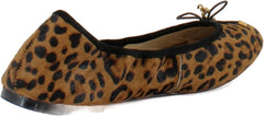 Sam Edelman Felicia Granada Tan Leather Slip On Bow Rounded Toe Ballet Flats