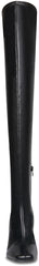 Steve Madden Prowl Black Paris Pull On Squared Close Toe Over The Knee Boot