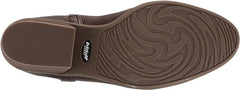 Dr. Scholl's Liberate Chestnut Synthetic Almond Toe Stacked Heel Knee High Boots