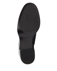 Vince Camuto Zemmy Black Soft Silky Leather Knee High Block Heel Dress Boots