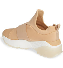 J/Slides Manic Beige Nude Boyfriend Dad Chunky Platform High Top Fashion Sneaker