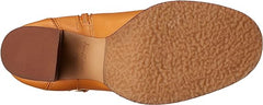 Sam Edelman Elsy Caramel Se Rounded Toe Stacked Block Heeled Knee High Boots