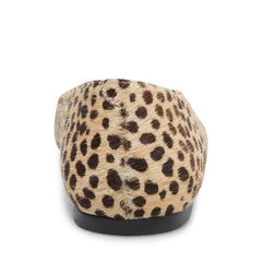 Steve Madden Byra Leopard Fitted Slip ON Square-Toe Ballet Flat