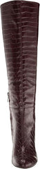 Sam Edelman Shauna Port Wine Pointed Toe Stiletto Heeled Knee High Fashion Boots