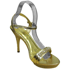 Pierre Dumas Women's News-2 Open Toe Ankle Strap Stiletto Heel Platform Sandals