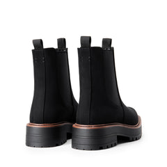 DREAM PAIRS Chelsea Ankle Boots Square Toe Low Heel Lug Sole Platform Booties  8