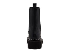 Vince Camuto Meendey Black Pull On Rounded Closed Toe Chelsea Fashion Boot