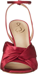 Sam Edelman Lavendar Raspberry Ankle Strap Squared Open Toe Spool Heeled Sandals