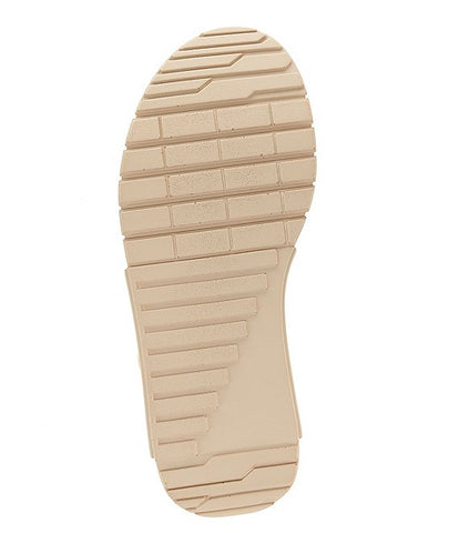 Steve Madden Pastry Tan Ankle Strap Rounded Open Toe Chunky Platform Sandals