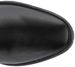 LFL by Lust For Life Mindset Black Leather Leather Flat Knee High Riding Boots