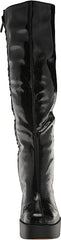 Circus By Sam Edelman Sandy Black Pull On Knee High Chunky Heel Platforms Boots