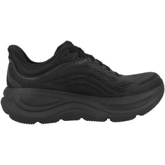 Hoka Womens Bondi 9 Black Fashion Lace Up Comfortable Cushion Platform Sneakers