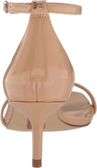 Sam Edelman Peonie Beige Blush Ankle Strap Open Toe Strappy Kitten Heel Sandals