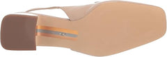Sam Edelman Teana Chai Latte Slingback Squared Toe Block Heeled Classic Pumps