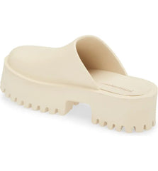 Jeffrey Campbell Clogge Sea Salt Fashion Slip On Slide Chunky Platform Sandals