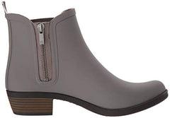 Lucky Brand Basel H20 Titanium Gray Waterproof Pull On Chelsea Rain Snow Bootie
